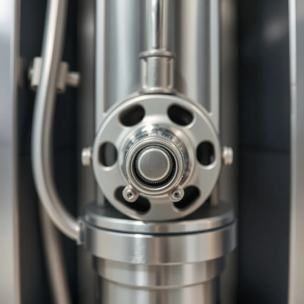 Close up of a professional water saving cleaning device, ind